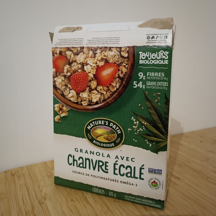 photo of Nature’s Path Organic Granola avec chanvre écalé shared by @tlacomiztli on  07 Oct 2023 - review