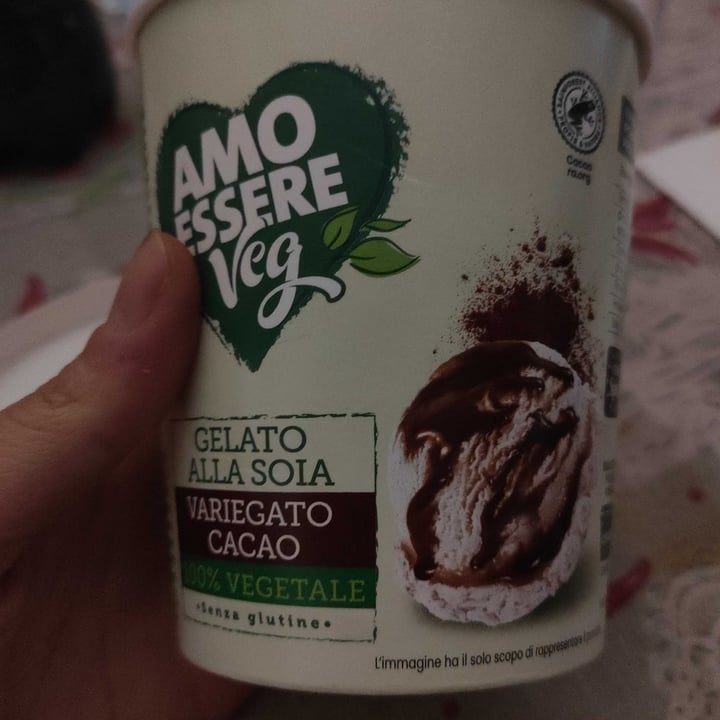 photo of Amo Essere Veg gelato alla soia variegato al cacao shared by @krishavoc on  20 Feb 2025 - review