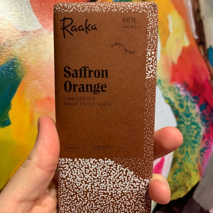 photo of Raaka Saffron Orange shared by @stargazer00742 on  17 Dec 2023 - review