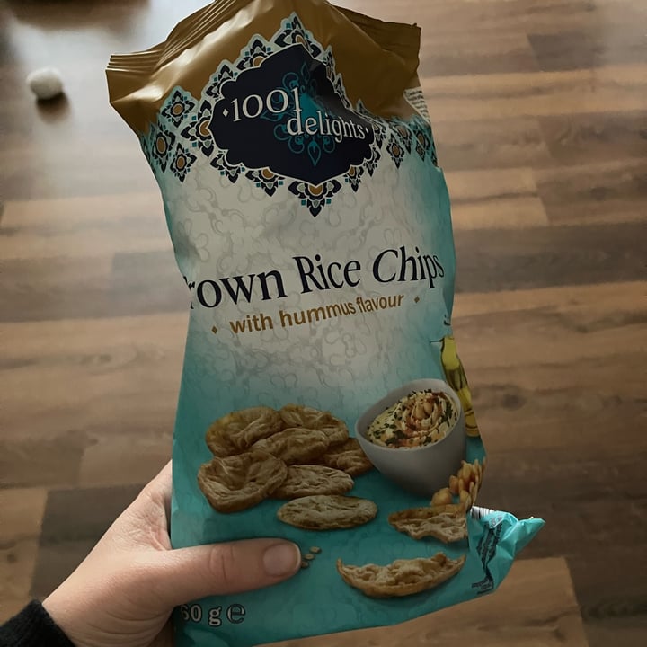 photo of 1001 Delights Brown Rice Chips shared by @julem on  05 Apr 2024 - review