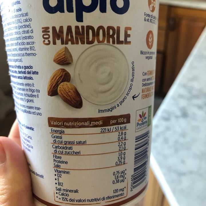 photo of Alpro Alpro Natural Con Mandorla shared by @lucyvegan83 on  22 Mar 2024 - review