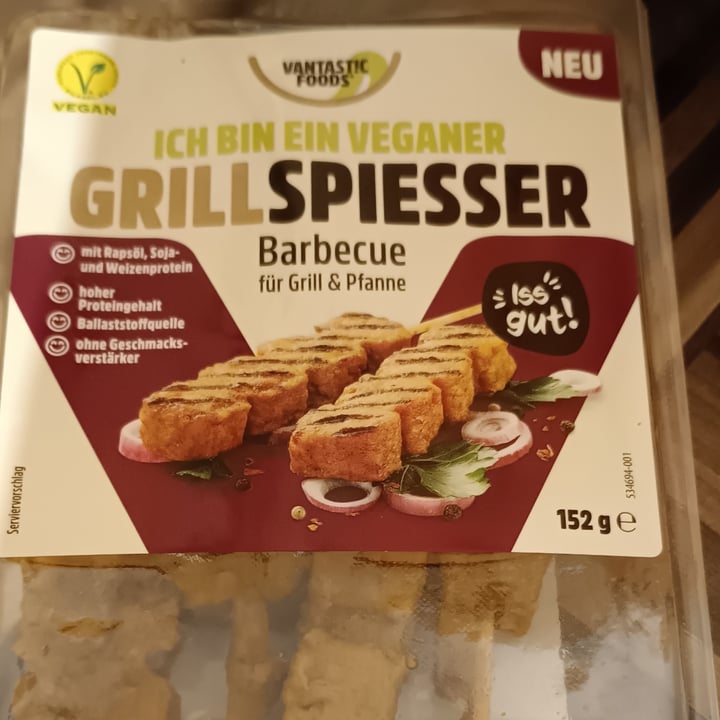 photo of Vantastic Foods grillspiesser shared by @isettina73 on  30 Oct 2023 - review