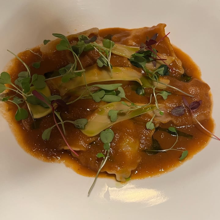 photo of Heliot Steak House Vegan Ravioli shared by @ameriamber on  22 Apr 2024 - review