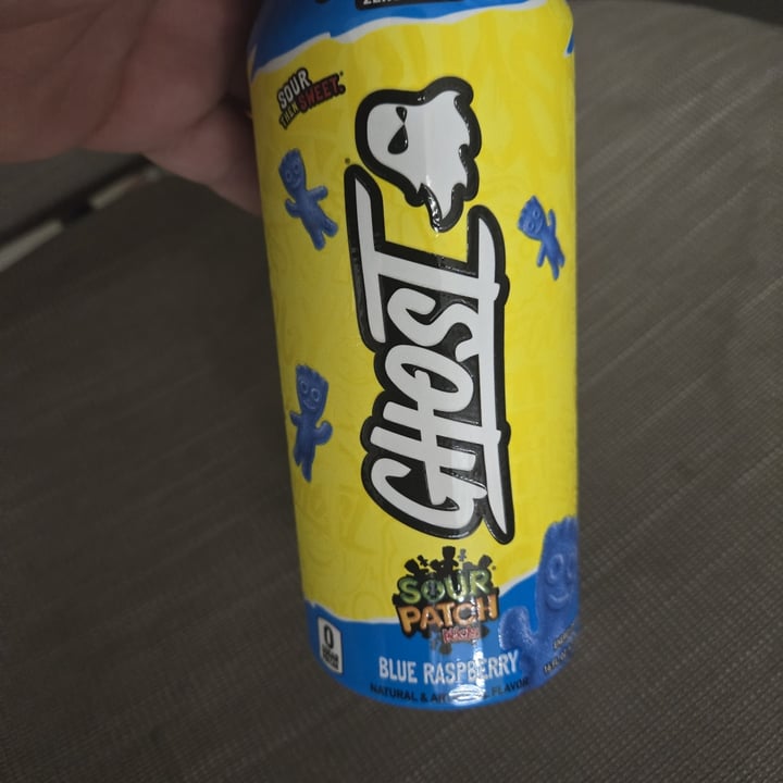 photo of Ghost Energy Drink Sour Patch Kids Blue Raspberry shared by @teknevra on  15 Jun 2024 - review