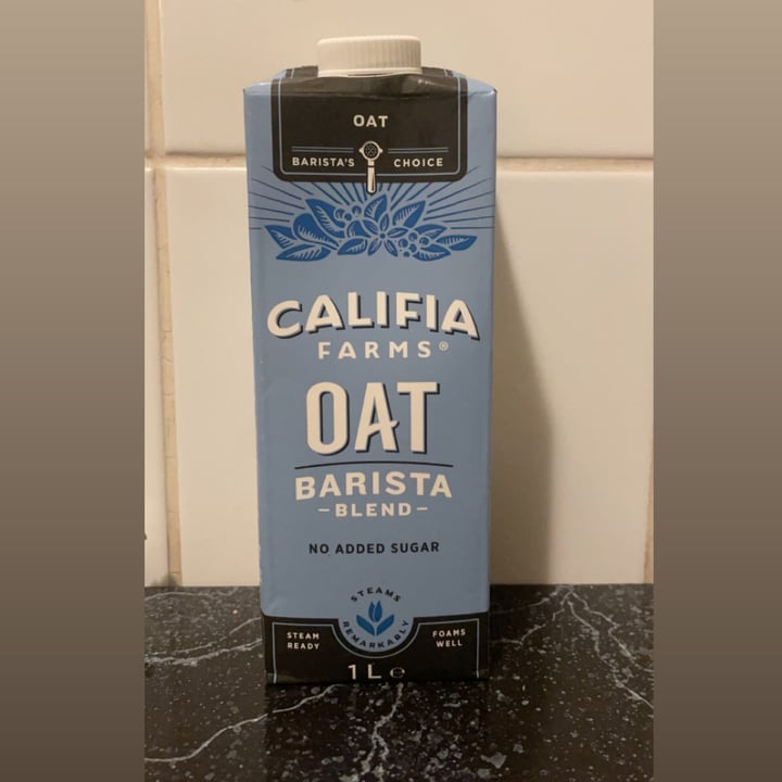 photo of Califia Farms Oat Barista Blend shared by @vegan737363 on  16 Sep 2023 - review