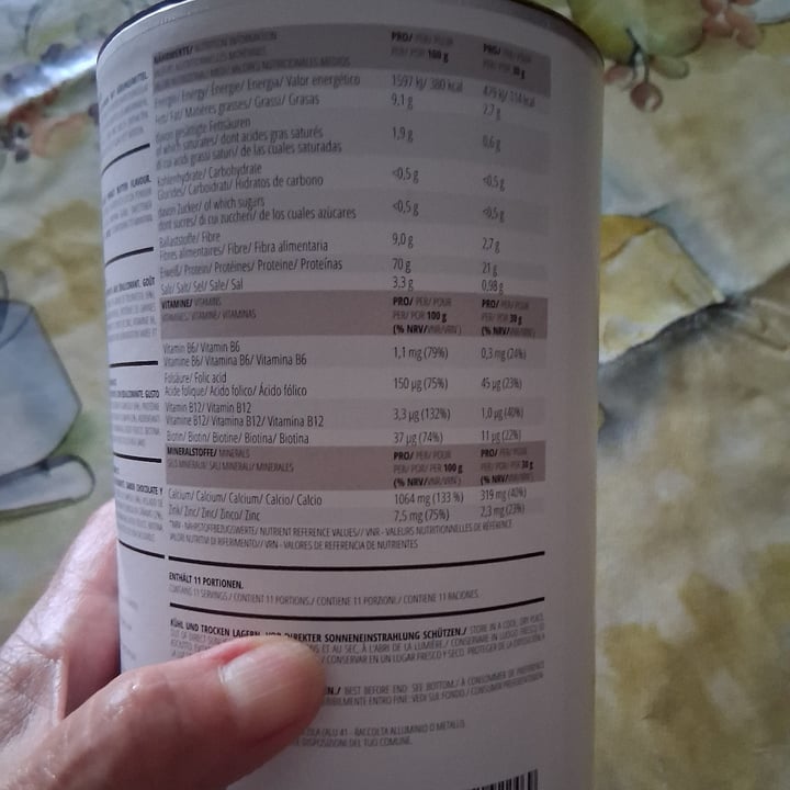 photo of Foodspring Vegan Protein Chocolate Peanut Butter Flavour shared by @queenmary on  30 Aug 2025 - review