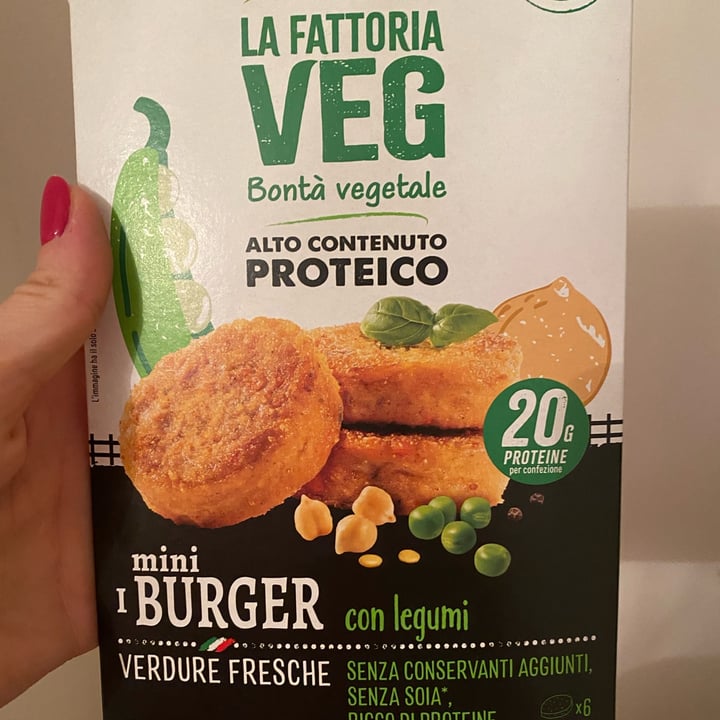 photo of la fattoria veg mini burger verdure shared by @ludotomasi on  16 Apr 2024 - review