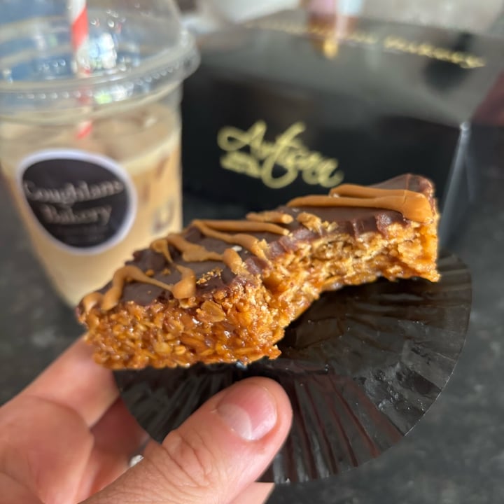 photo of Coughlans Bakery Nork Choc Caramel Flapjack shared by @vegansuttonmama on  06 Aug 2025 - review