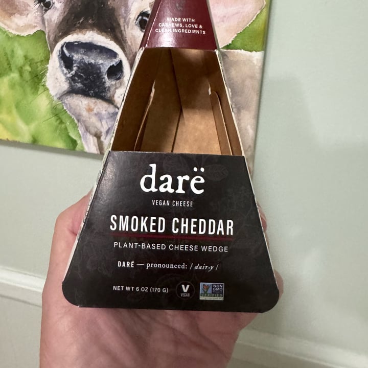 photo of Darë Smoked Cheddar Plant-Based Cheese Wedge shared by @onehungryvegan on  07 Oct 2025 - review