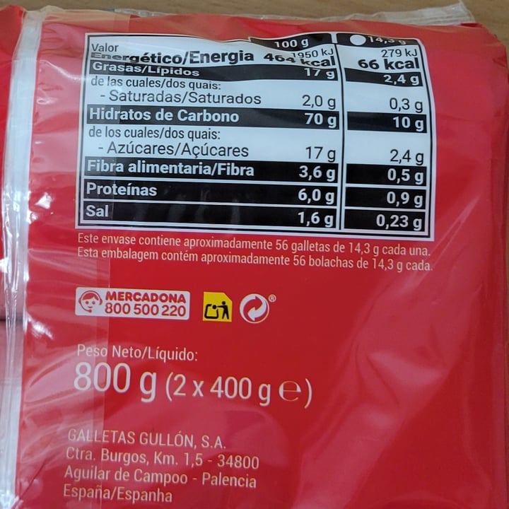 photo of Hacendado Galletas Digestive shared by @fivefeetvegan on  04 Mar 2025 - review