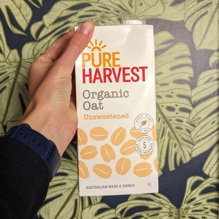 photo of Pureharvest Organic Oat Unsweetened shared by @jandrews on  14 Oct 2023 - review