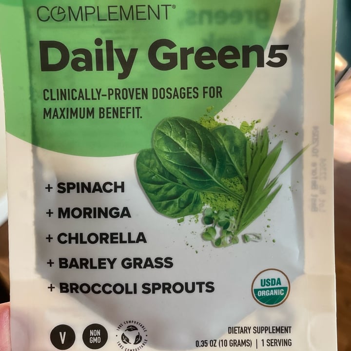photo of Complement Daily Greens shared by @veggietable on  01 Feb 2024 - review