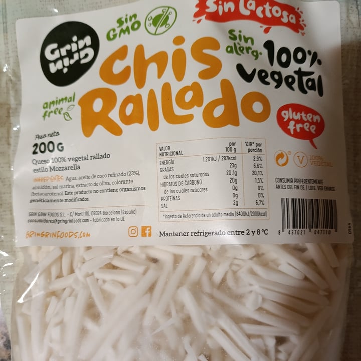 photo of Grin Chis rallado shared by @georgina722 on  08 Sep 2025 - review