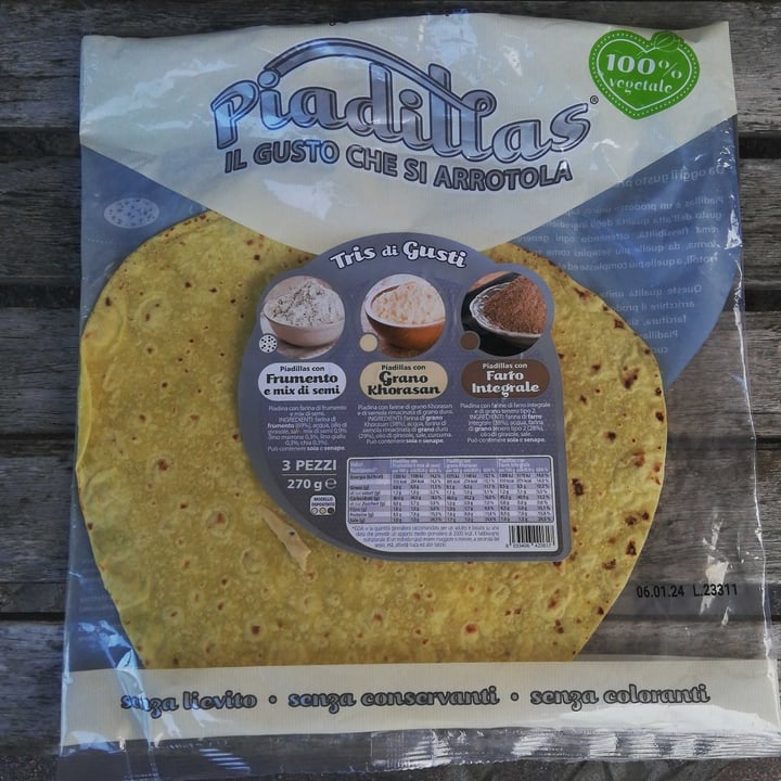 photo of Piadillas Tris Di Gusti shared by @laverbena on  08 Dec 2023 - review