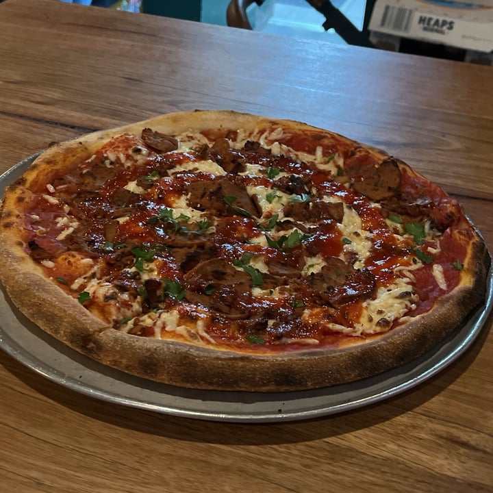 photo of Green Acre Pizza Bar vegan pepperoni pizza shared by @veganadam on  03 Mar 2024 - review
