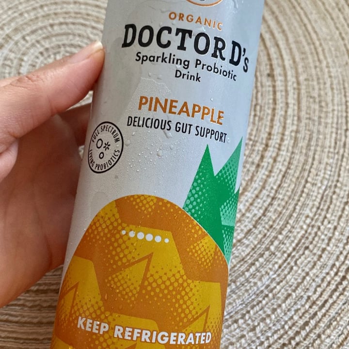 photo of Doctor D's Sparkling Probiotic Drink Pineapple shared by @lynsire on  14 Jan 2025 - review