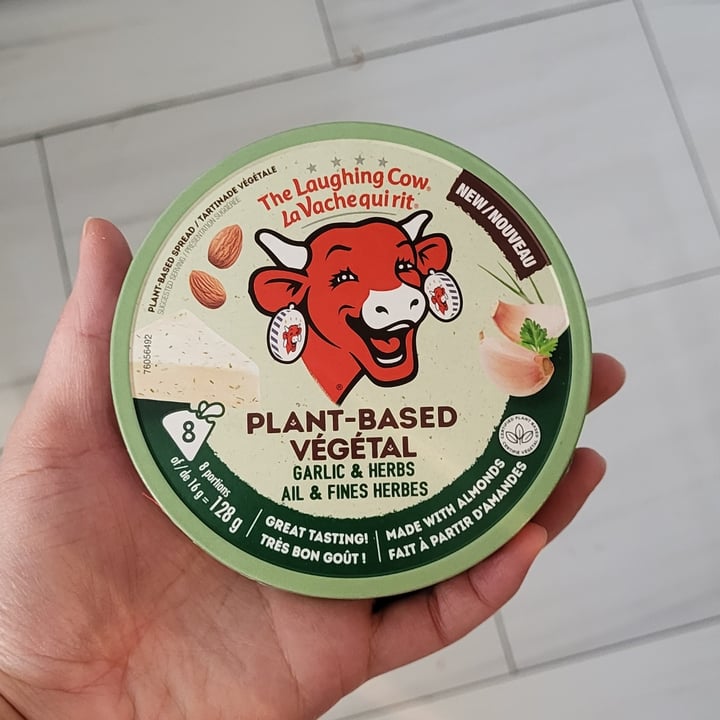 photo of The Laughing Cow Garlic & Herb Plant Based Spread shared by @all1za on  31 Aug 2024 - review