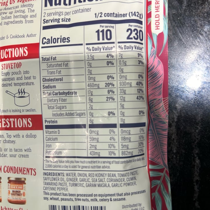 photo of Brooklyn Delhi Rajma Masala shared by @carolbrittx on  13 Oct 2024 - review