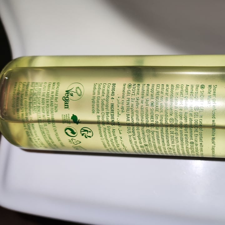 photo of The Body Shop Shower gel white musk shared by @goe on  19 Sep 2025 - review