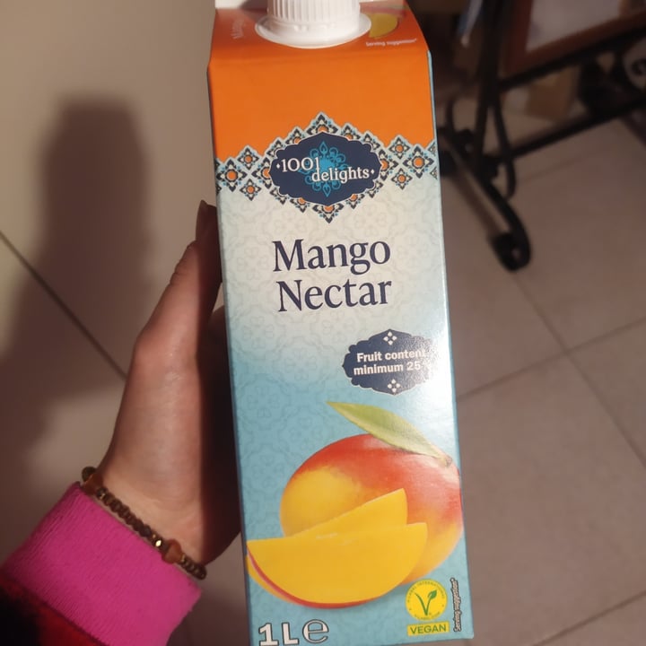photo of 1001 Delights Mango nectar shared by @fraveganita on  04 May 2024 - review