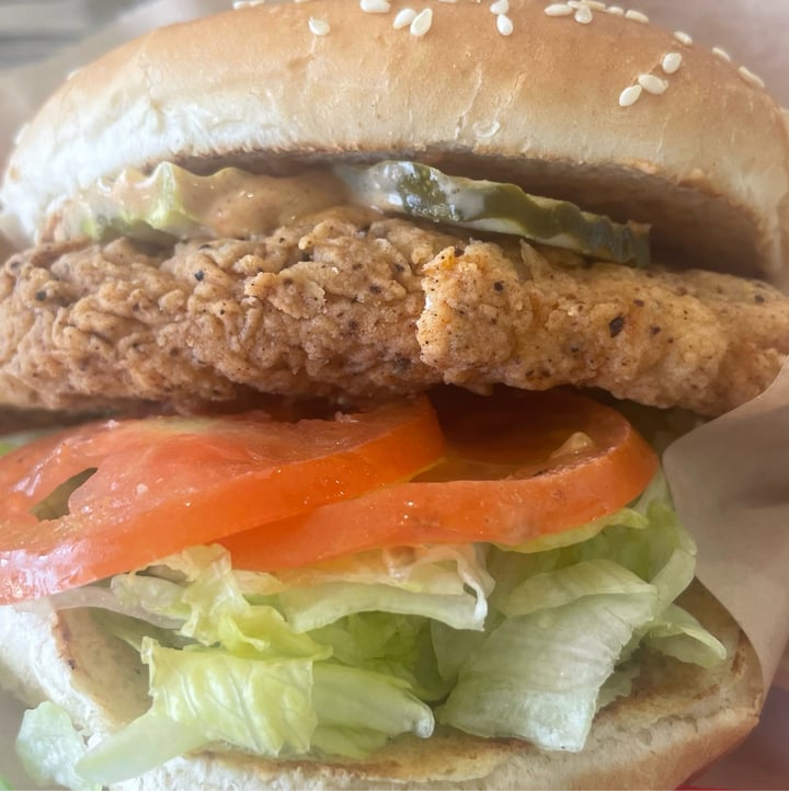 photo of Nice Burger 100% Vegan - Mission Viejo Spicy chicken sandwich shared by @islandbird on  25 Jul 2024 - review