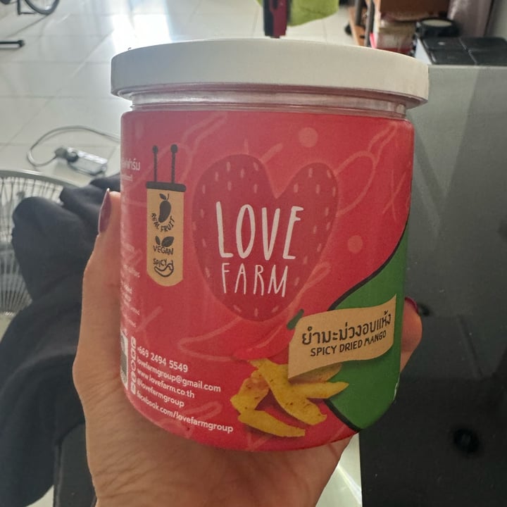 photo of love farm Spicy Dried Mango shared by @csquaree on  12 Nov 2024 - review
