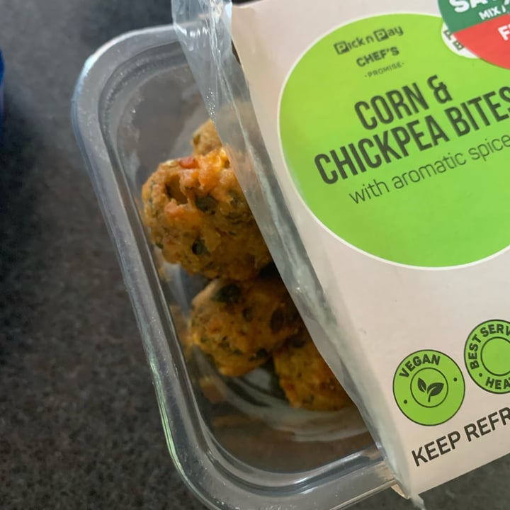 photo of Pick n Pay Corn & Chickpea Bites shared by @greendawning on  22 Feb 2024 - review