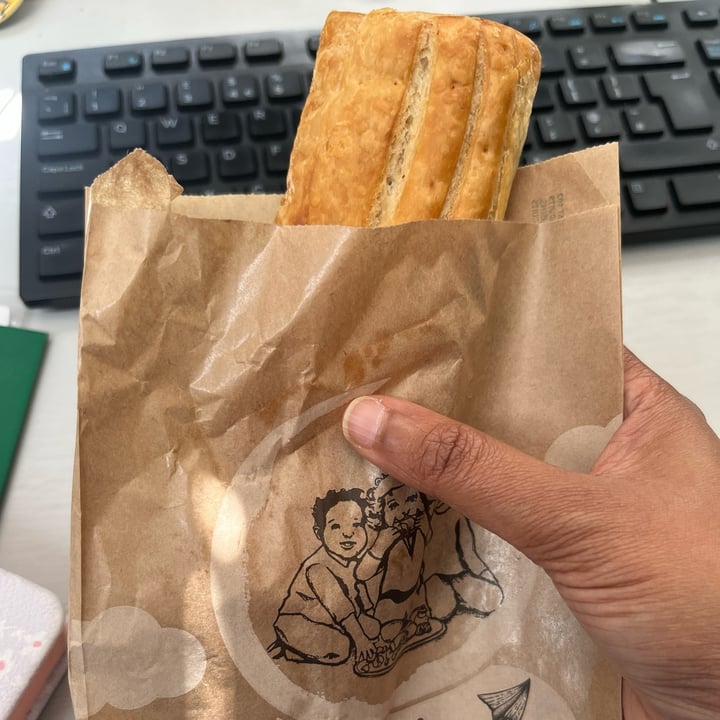 photo of Real Patisserie Trafalgar Street vegan sausage roll shared by @preshasoogrim on  17 Sep 2025 - review
