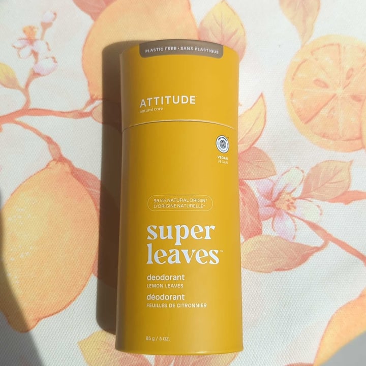 photo of ATTITUDE Super Leaves Deodorant - Lemon Leaves shared by @ang- on  25 May 2024 - review