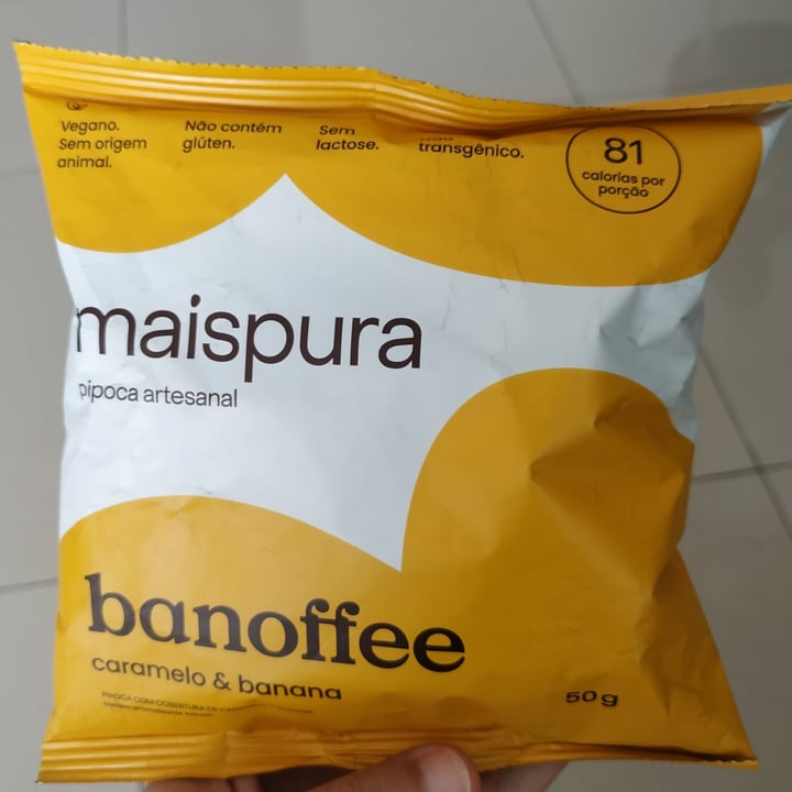 photo of Maïs pura Pipoca Artesanal Banoffee Caramelo & Banana shared by @cassiot on  10 Jan 2024 - review