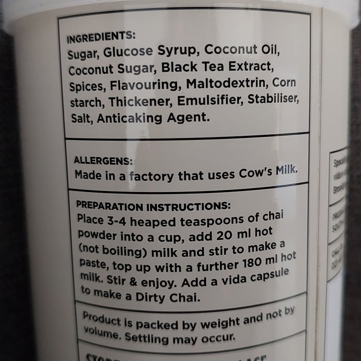 photo of Vida e caffe Chai - Instant Spiced Chai Latte shared by @rambullion on  08 Aug 2025 - review