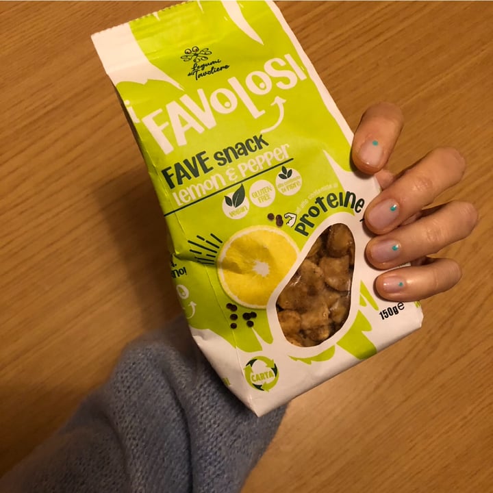 photo of Fagolosi fave snack lemon & pepper shared by @frappa on  06 Jan 2024 - review