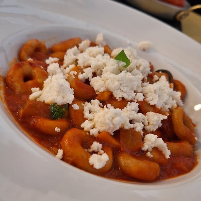 Photo of the dish “Anellini Alla Pecorara Vegan”