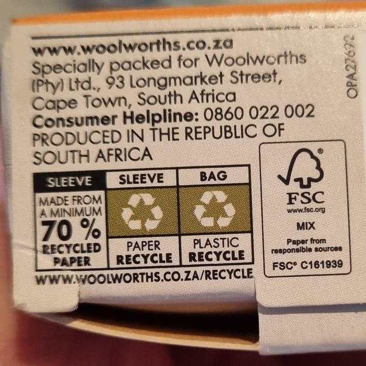 photo of Woolworths Food Dairy-free Macadamia nut based hard cheese shared by @vegankitchensa on  07 Jan 2024 - review