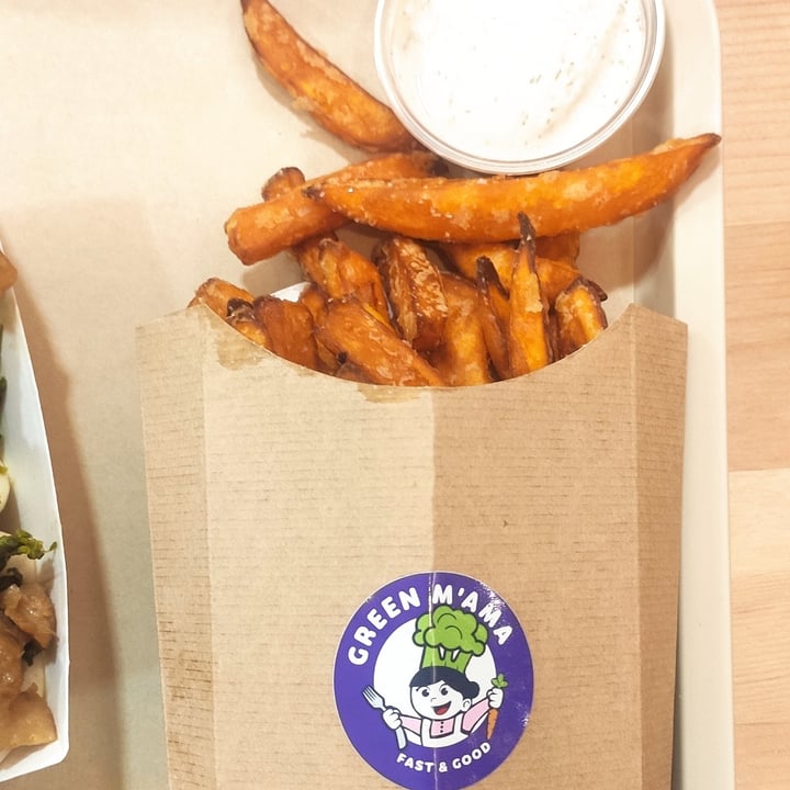 photo of Green M'ama sweet potato fries shared by @claudiasquillante on  10 Feb 2024 - review