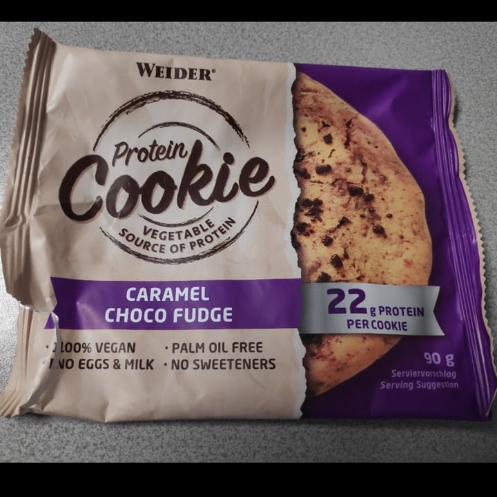 photo of Weider Cookie Protein Caramel Choco Fudge shared by @felinavegana on  12 Sep 2025 - review