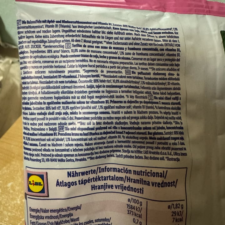 photo of lupilu Rijstwafels framboos shared by @millito on  06 Sep 2025 - review