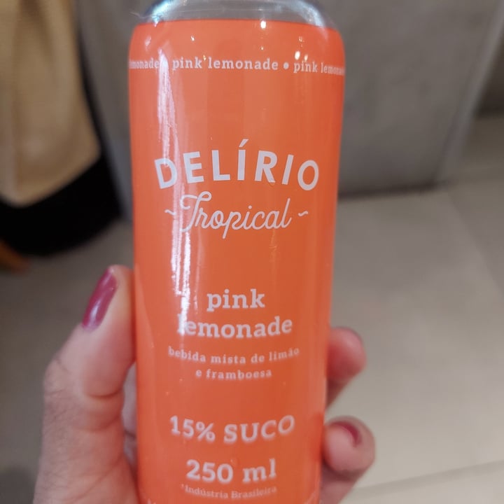 photo of delirio tropical Pink Lemonade shared by @julianamacedovet on  24 Sep 2023 - review