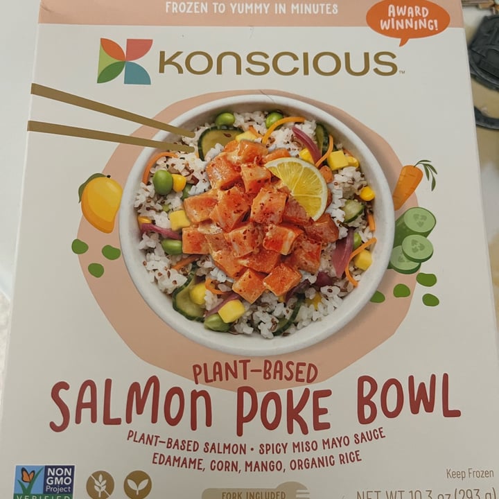 photo of Konscious salmon poke bowl shared by @kristin548 on  01 Mar 2024 - review