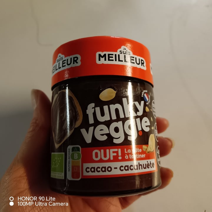 photo of Funky veggie Ouf pâte à tartiner cacao cacahuète shared by @sandrine on  30 Mar 2024 - review