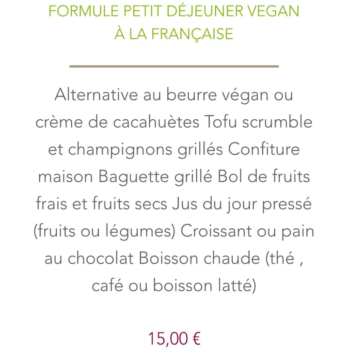 photo of Sweet Rawmance Formule Petit Déjeuner Vegan À La Française shared by @julieidk on  19 Jan 2024 - review