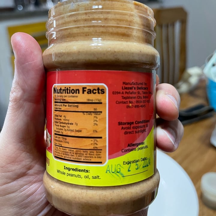 photo of Liezel’s Peanut Butter shared by @anthonyp on  17 Feb 2024 - review