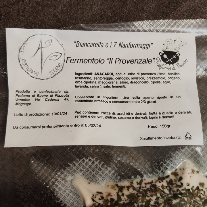 photo of Artigiano Vegano Fermentolo Il Provenzale shared by @unazampaperlaspagna on  14 Apr 2024 - review