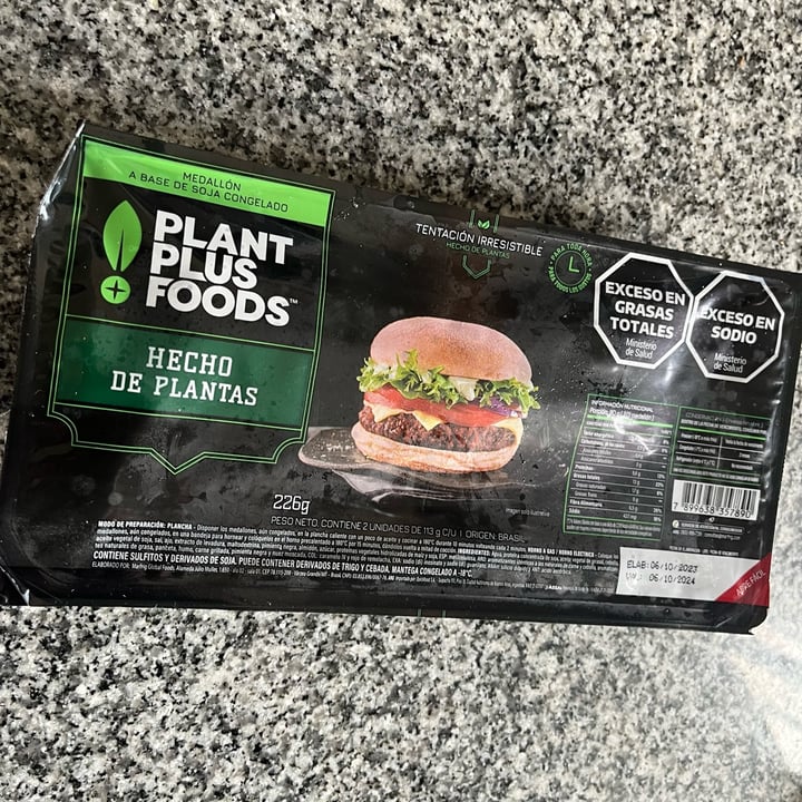 photo of Plant Plus Foods Medallón A Base De Soja Congelado shared by @onomatias on  05 Mar 2024 - review