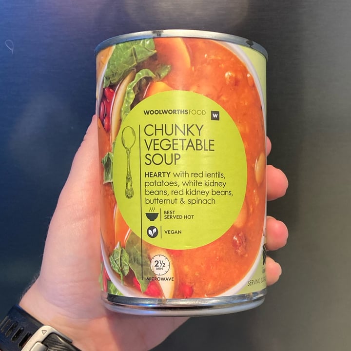 photo of Woolworths Food Chunky Vegetable Soup shared by @catherinews on  22 Nov 2024 - review