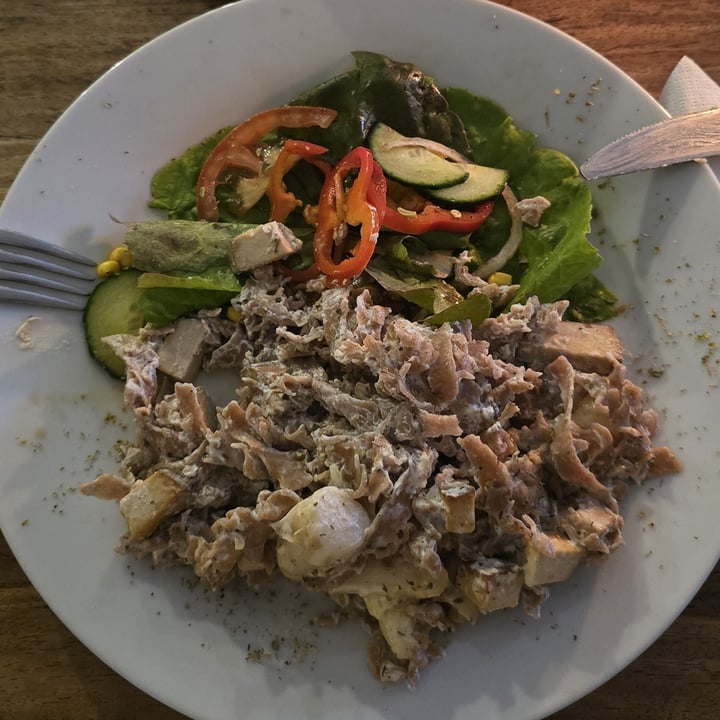 photo of Veggie-Bräu Spargel-Dinkelnudeln mit Tofu shared by @hungry_rabbit on  15 May 2025 - review