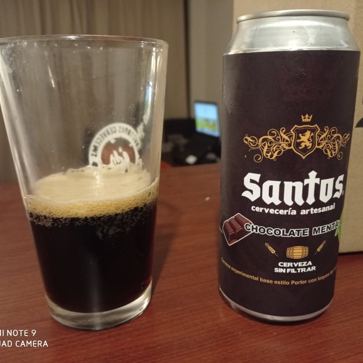 photo of Santos cervecería artesanal Cerveza Chocolate Y Menta shared by @omarchelechg on  13 Jan 2024 - review