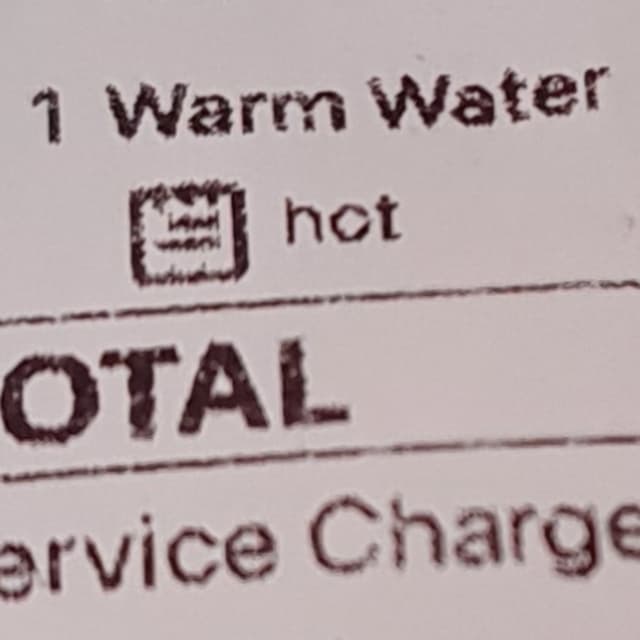 Photo of the dish “Warm Water”