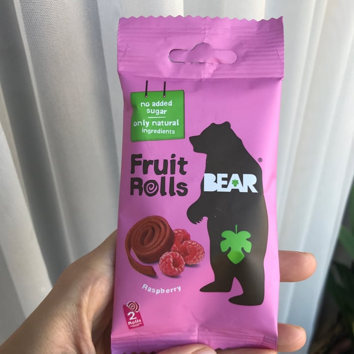 photo of Bear Fruit Rolls Raspberry shared by @eml on  15 Sep 2023 - review