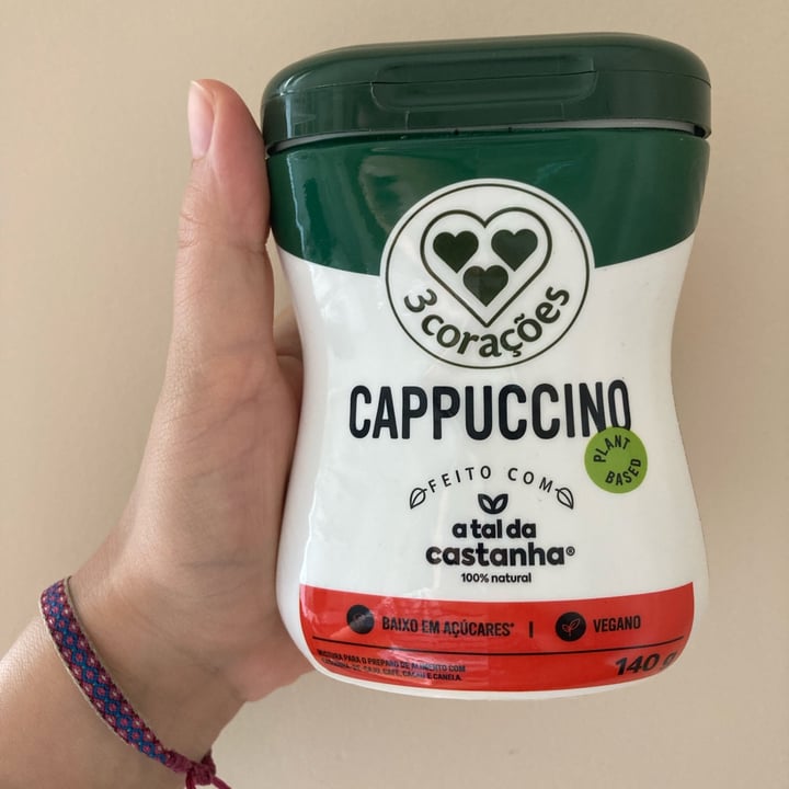 photo of Café três corações Cappuccino Plant Based shared by @nandop on  27 Dec 2023 - review